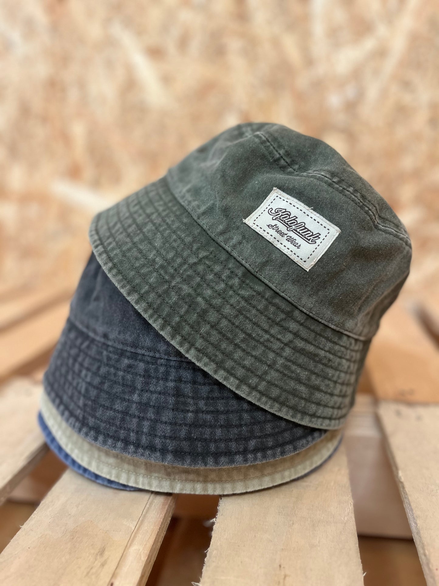Gorro bucket denim
