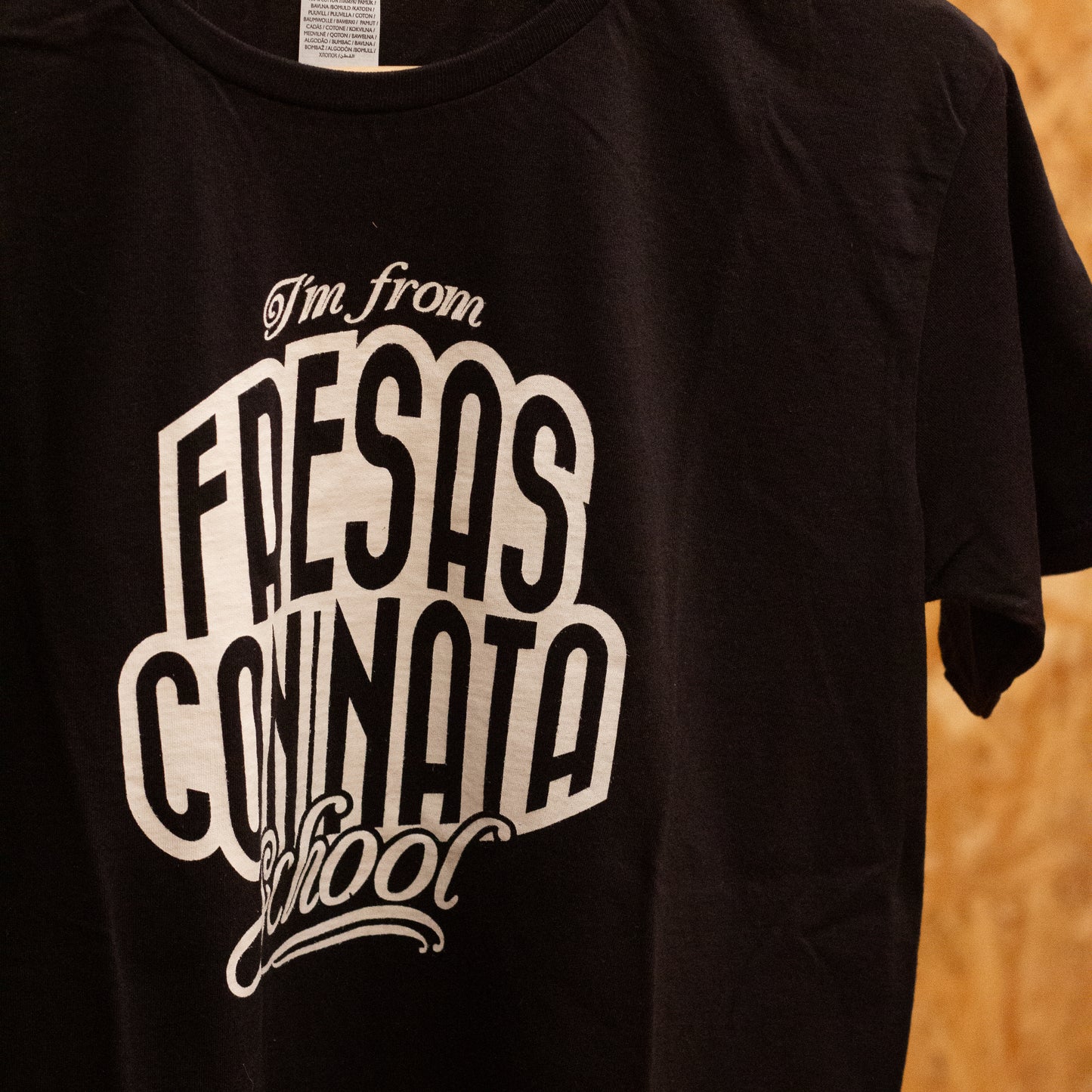 Camiseta #fcnschool KIDS negra