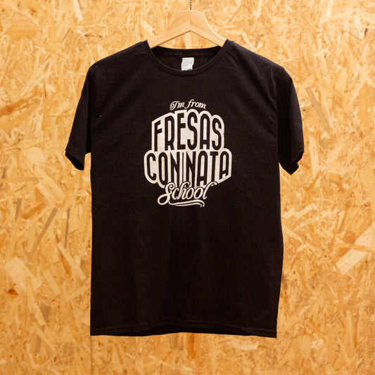 Camiseta #fcnschool KIDS negra