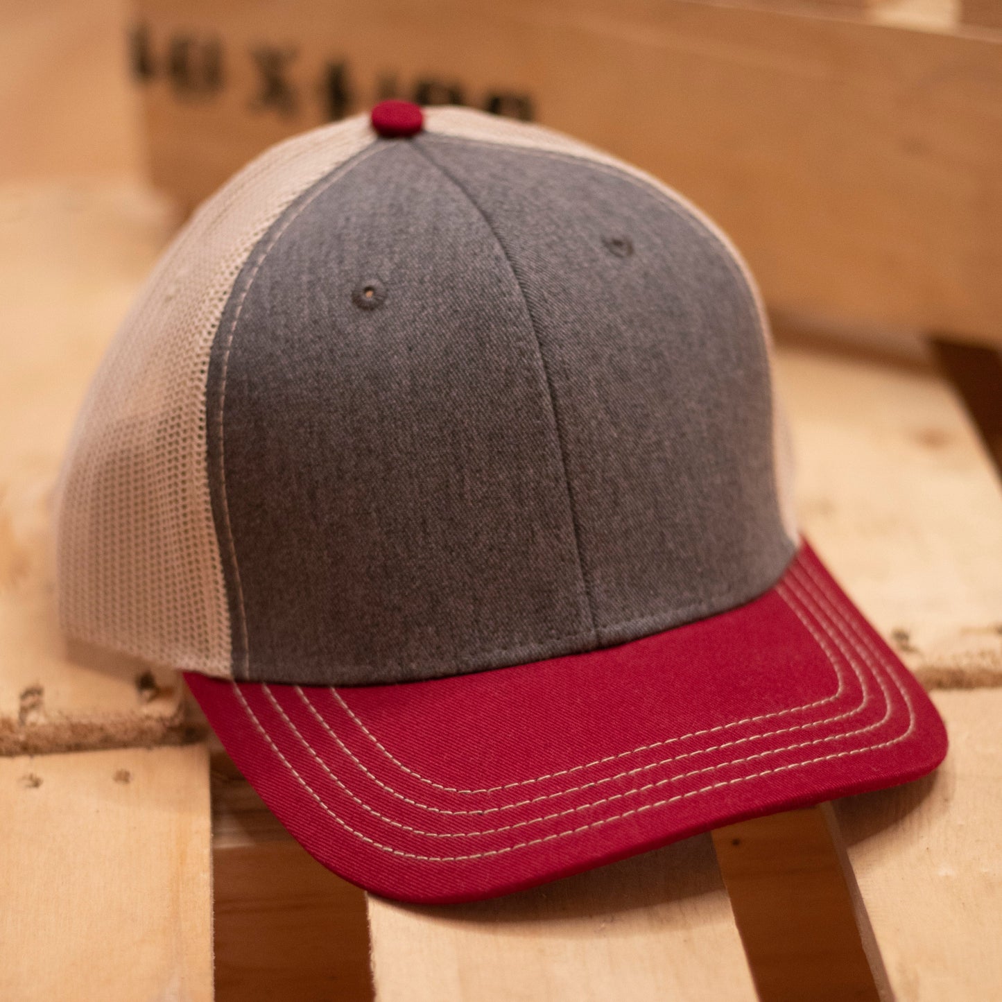 Gorra trucker tricolor