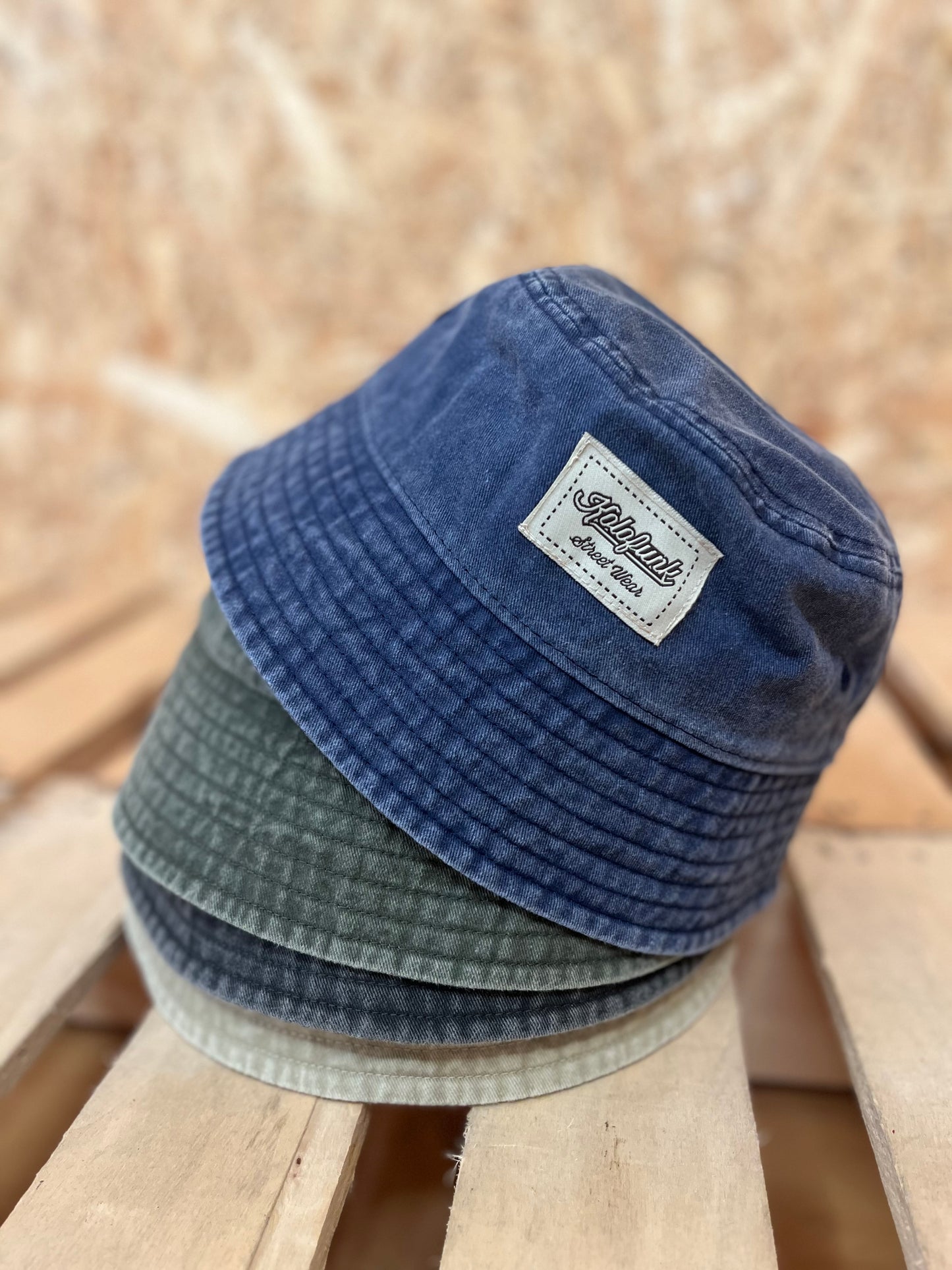 Gorro bucket denim