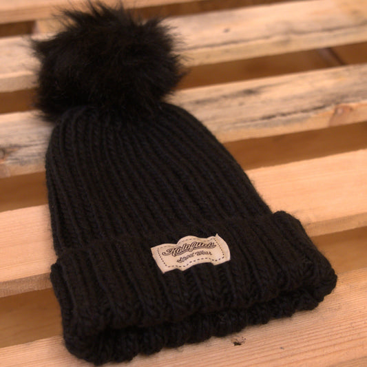 Gorro pompón peluche