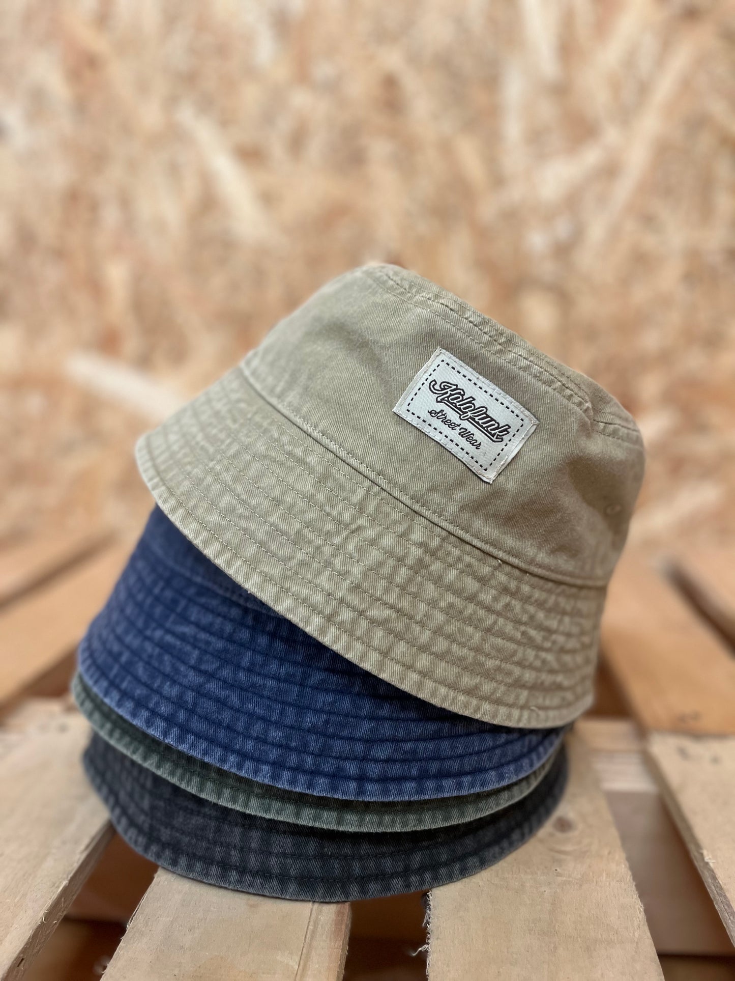 Gorro bucket denim